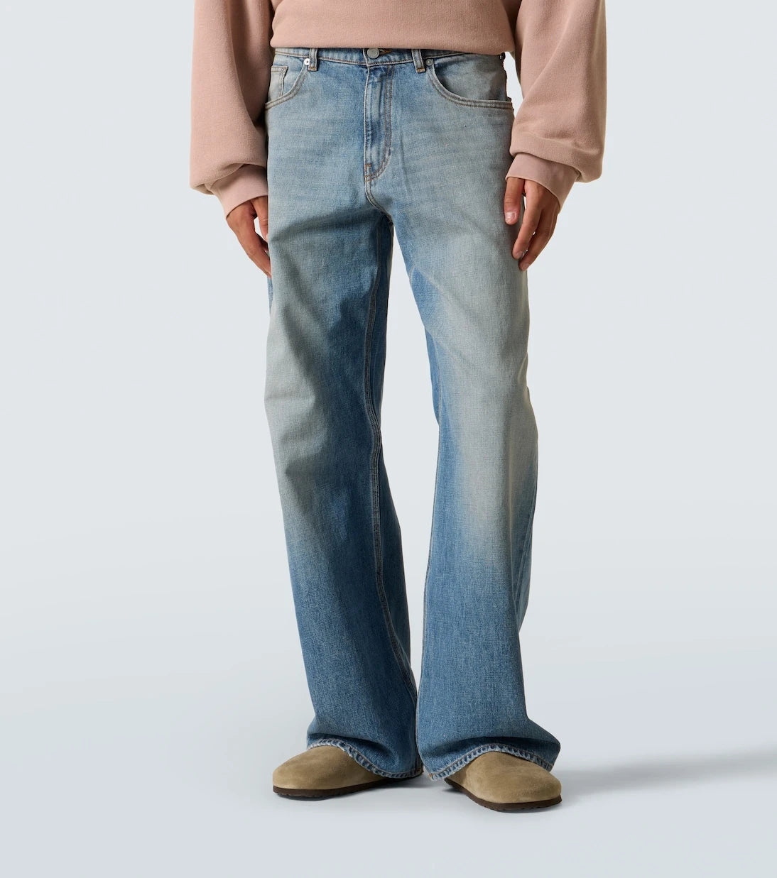 ERL - Mid-rise straight jeans
