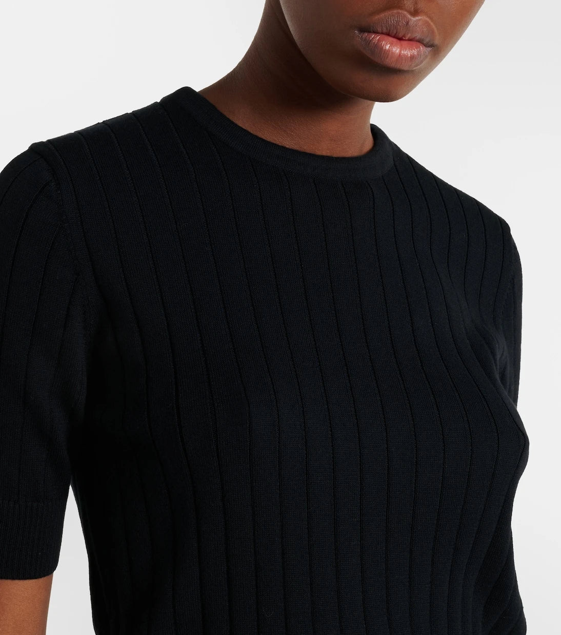 Plan C - Ribbed-knit cotton top
