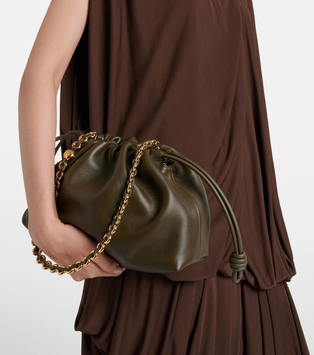 Loewe - Flamenco Medium leather clutch