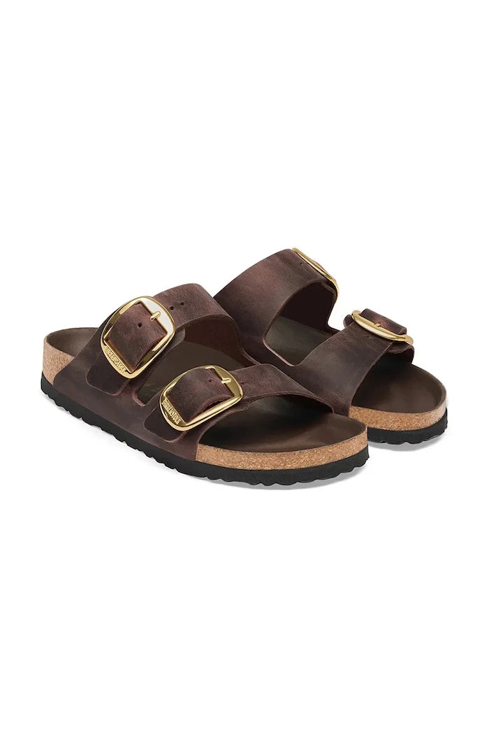 Birkenstock Kadın Deri Terlik Arizona Big Buckle Oiled Leather