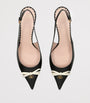 Valentino Garavani Leather Bepointy Slingback Heels 45