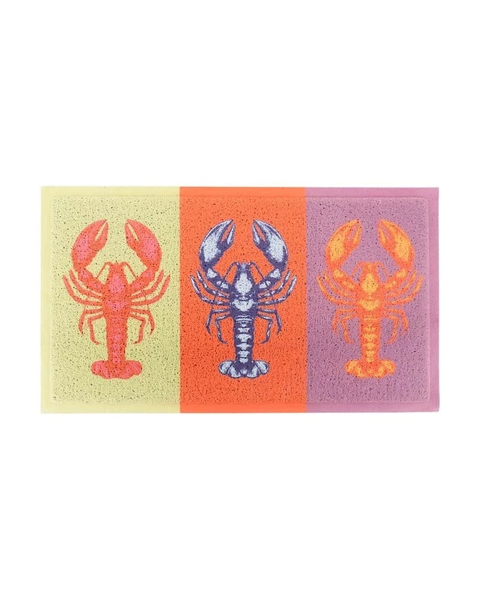 Artsy Doormats Çok Renkli Istakoz