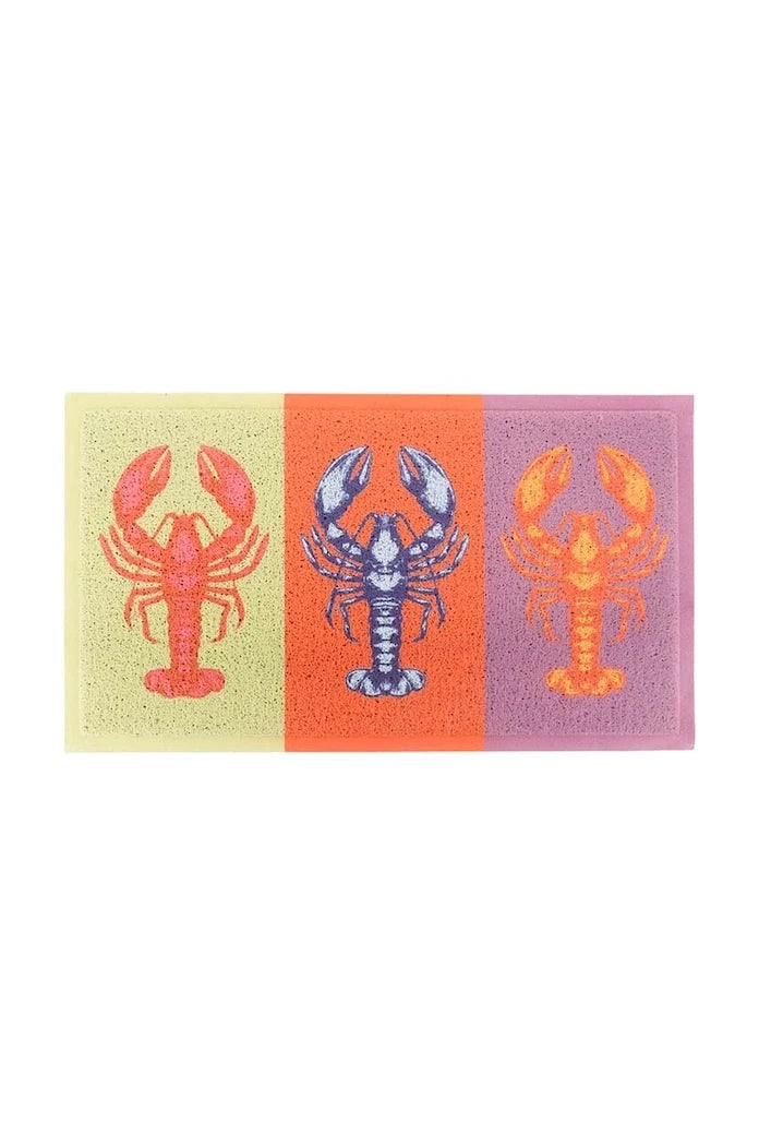 Artsy Doormats Çok Renkli Istakoz