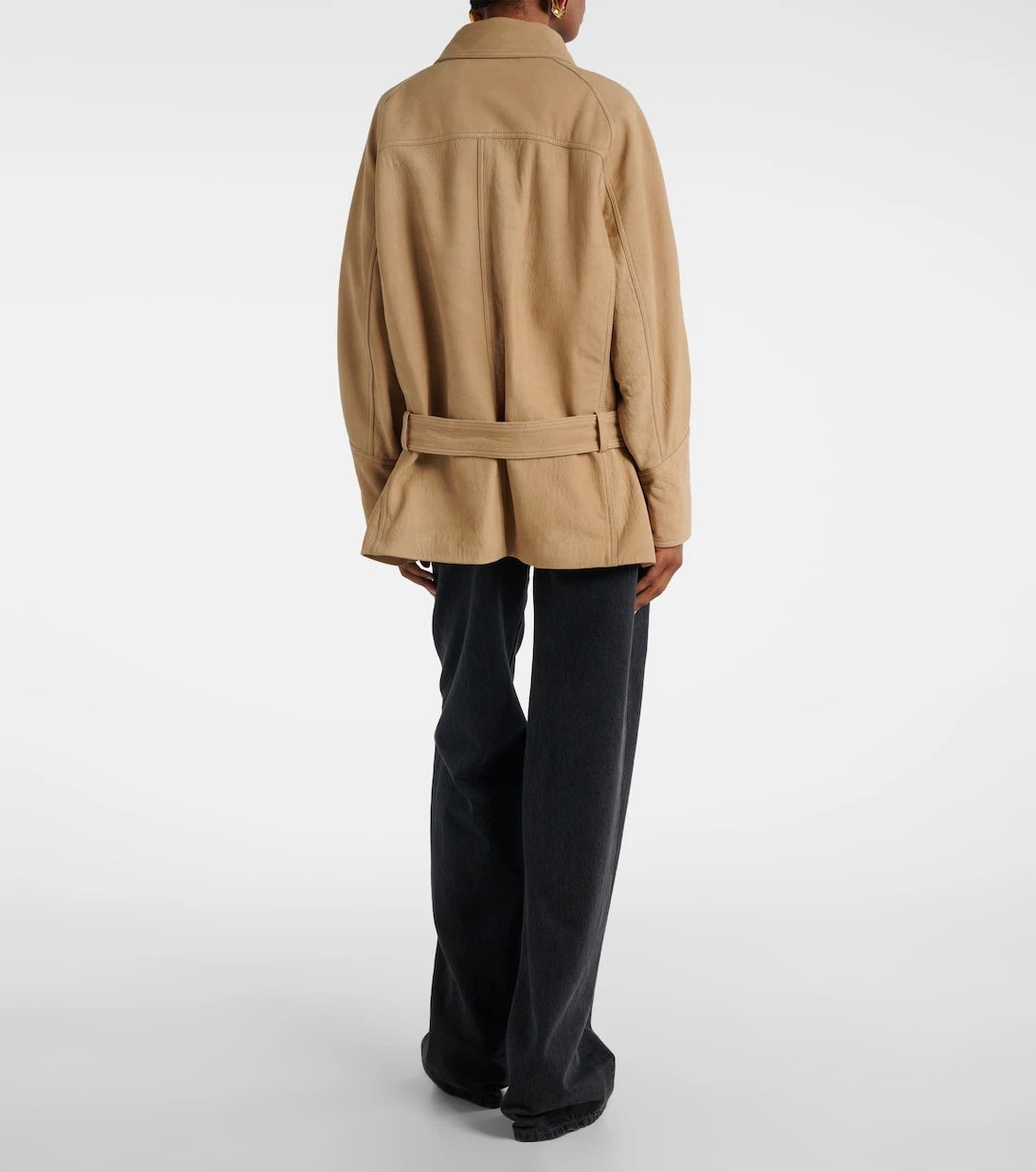 Nour Hammour - Buffy leather jacket