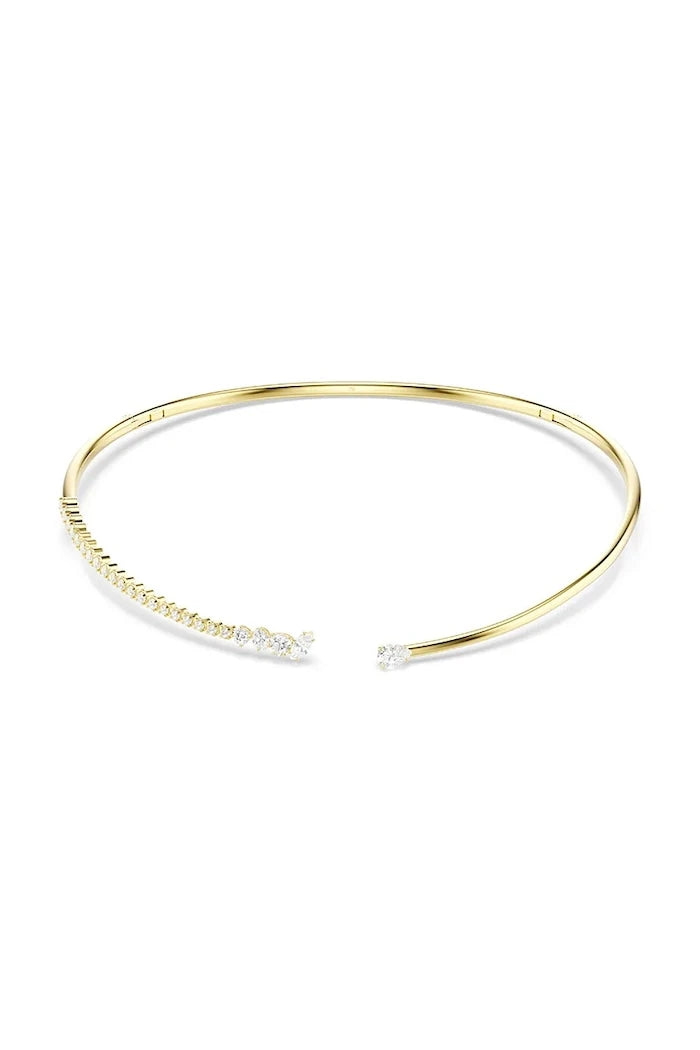 Swarovski kadın choker kolye, altın kaplama, zirkonlu MESMERA