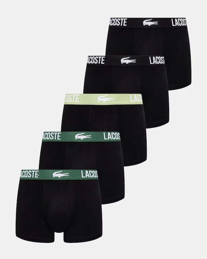 Lacoste Erkek Pamuk Elastan Dar Boxer 5'li
