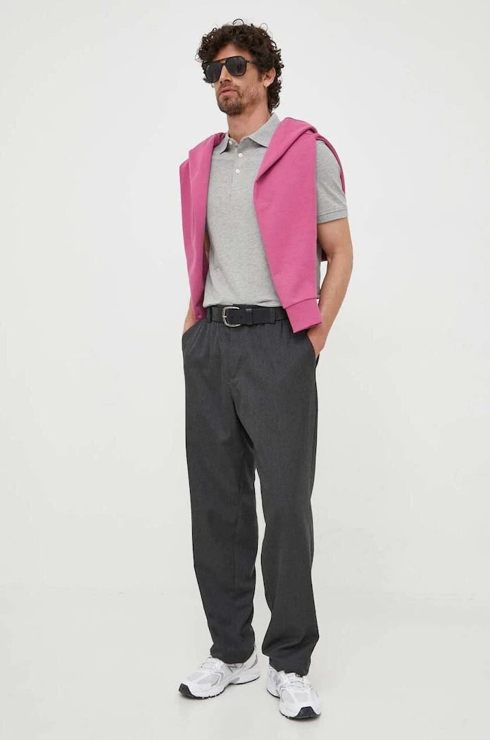 Памучна тениска с яка Tommy Hilfiger