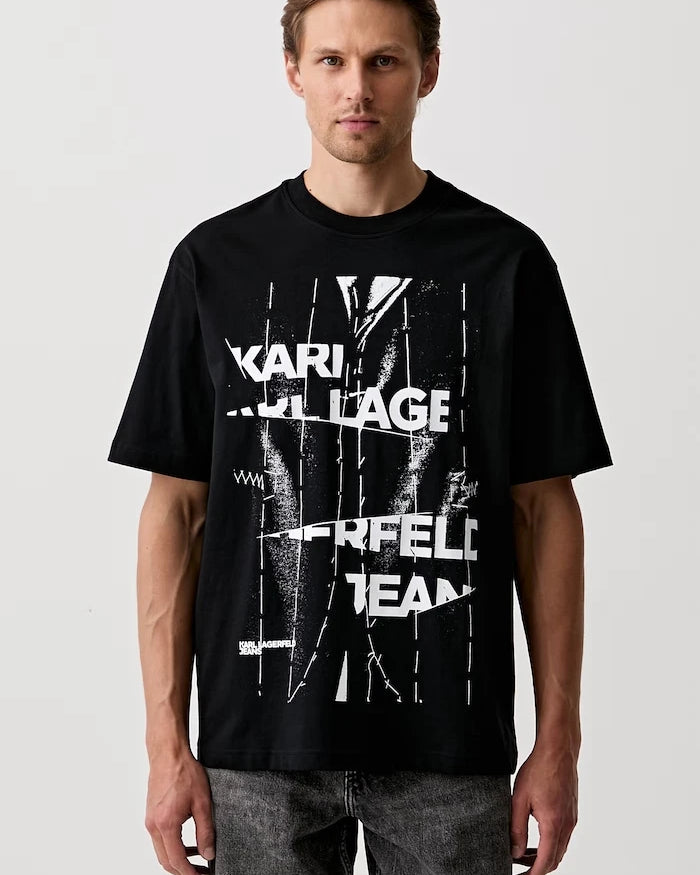 Karl Lagerfeld Jeans erkek pamuklu tişört