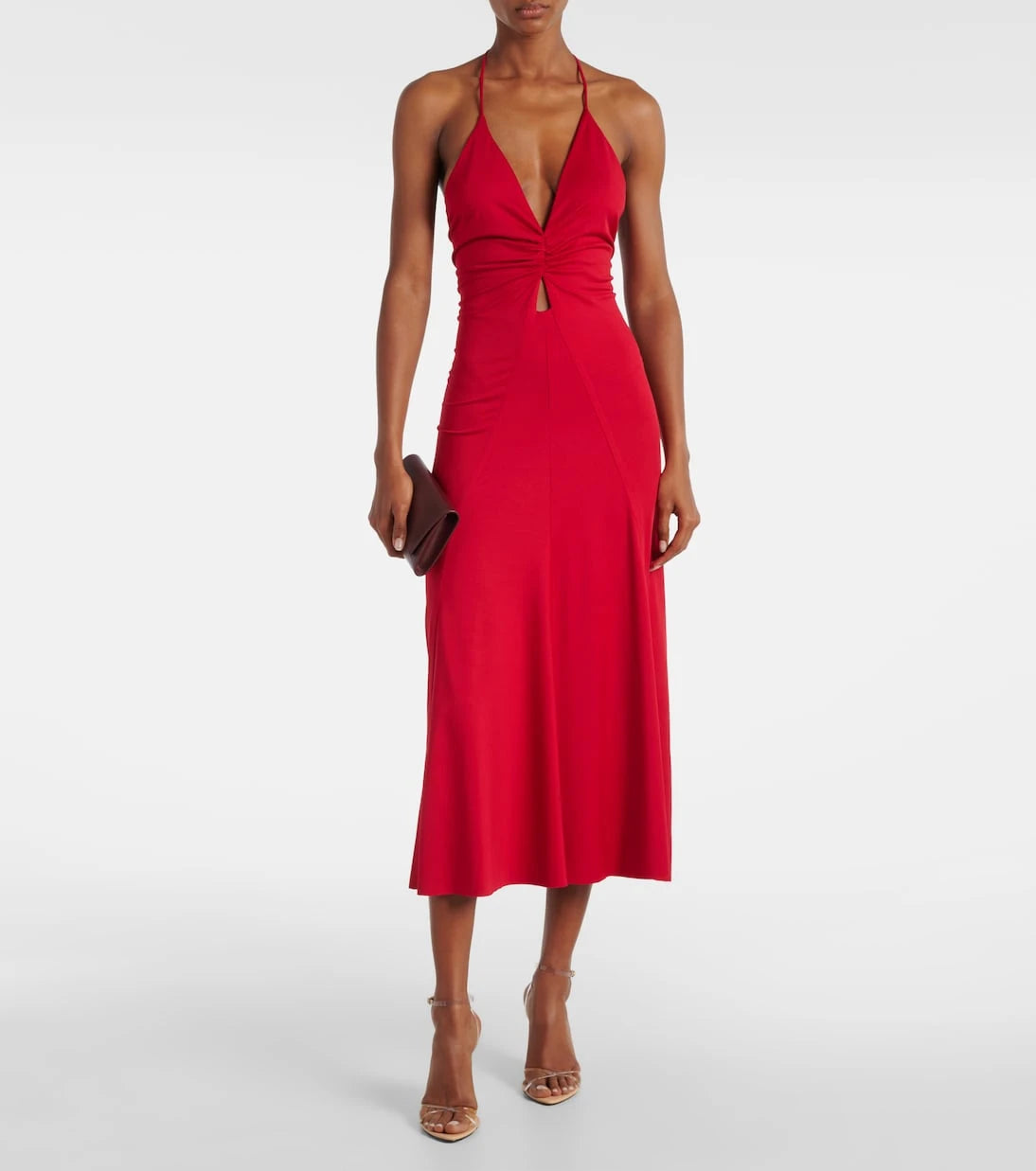 Victoria Beckham - Gathered midi dress