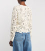 Ivory Crochet Long-Sleeve Top