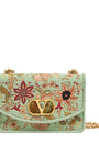 Embellished Vain Shoulder Bag