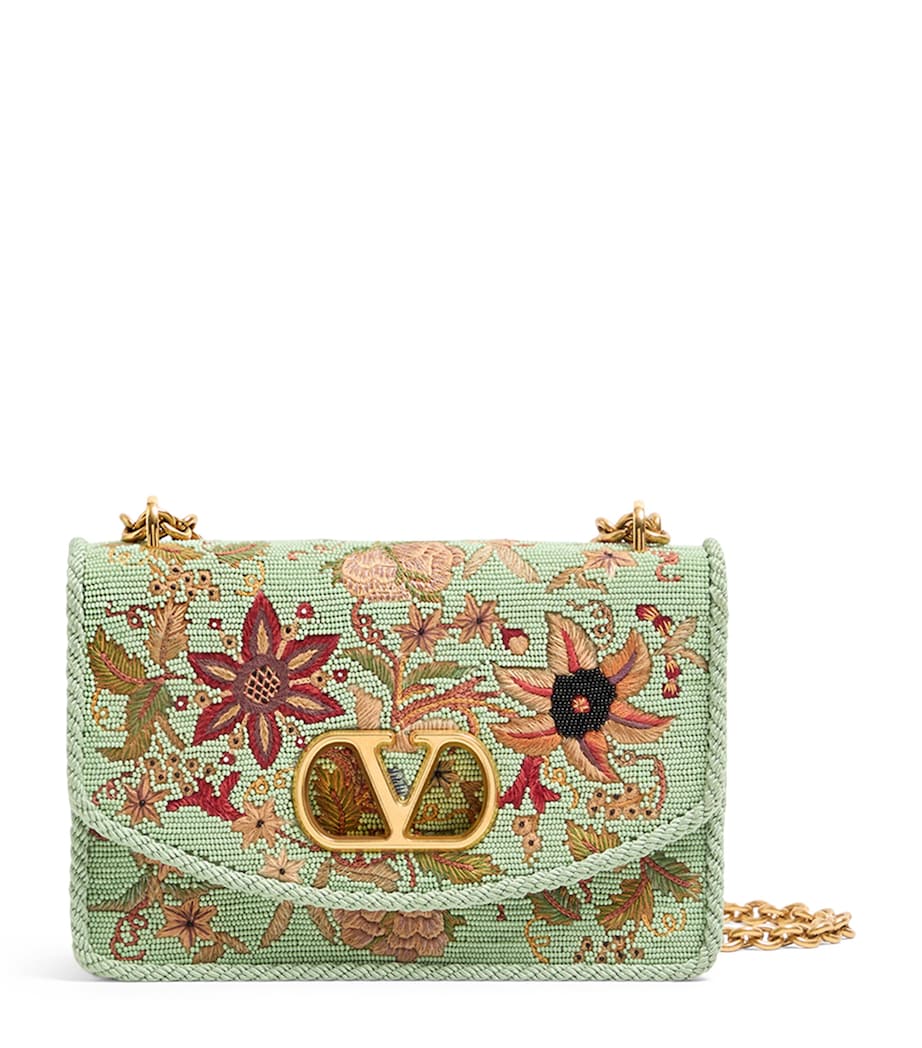 Embellished Vain Shoulder Bag