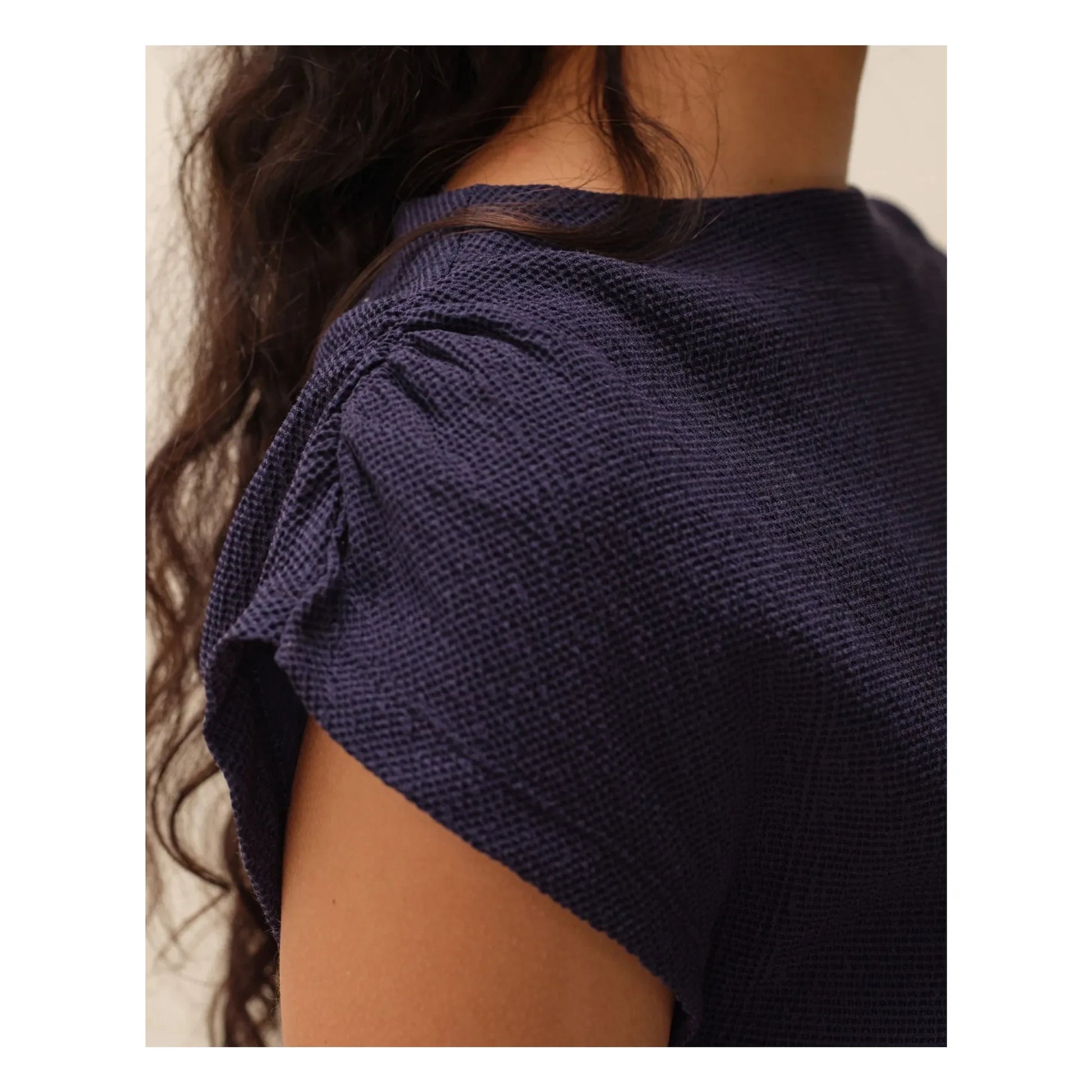 Nitah - Top Leila | Navy blue