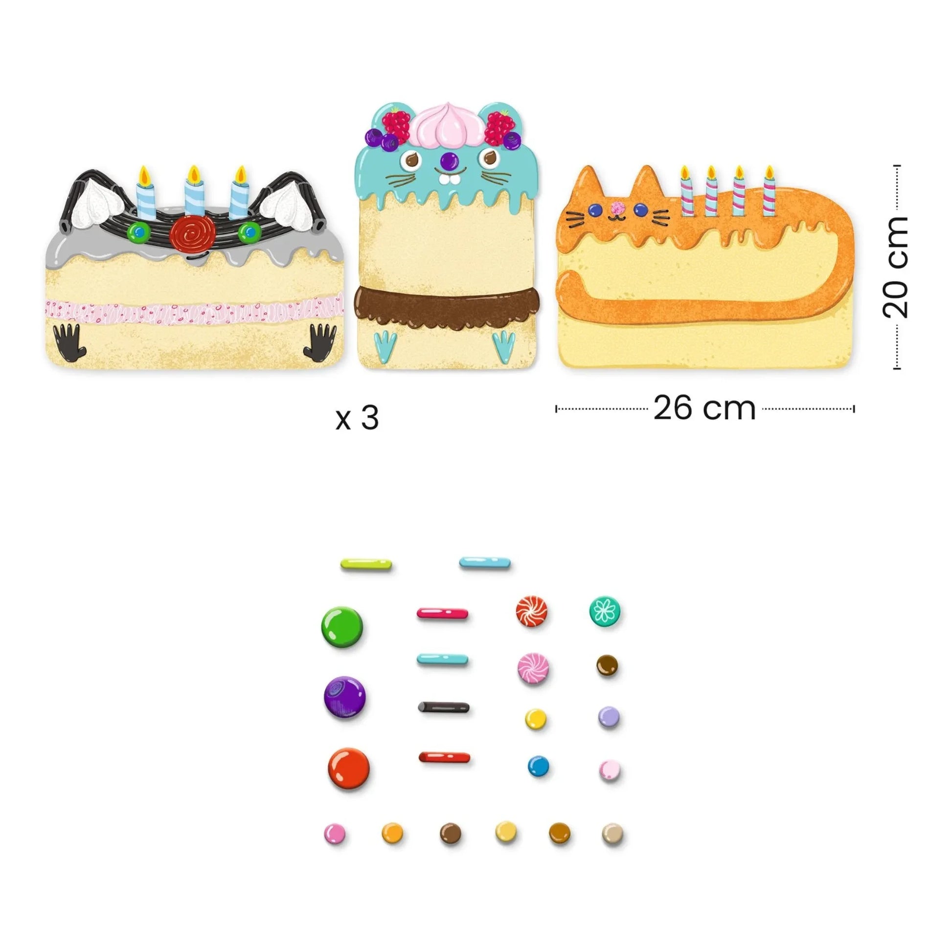 Djeco - Cakes and Bombecs collages