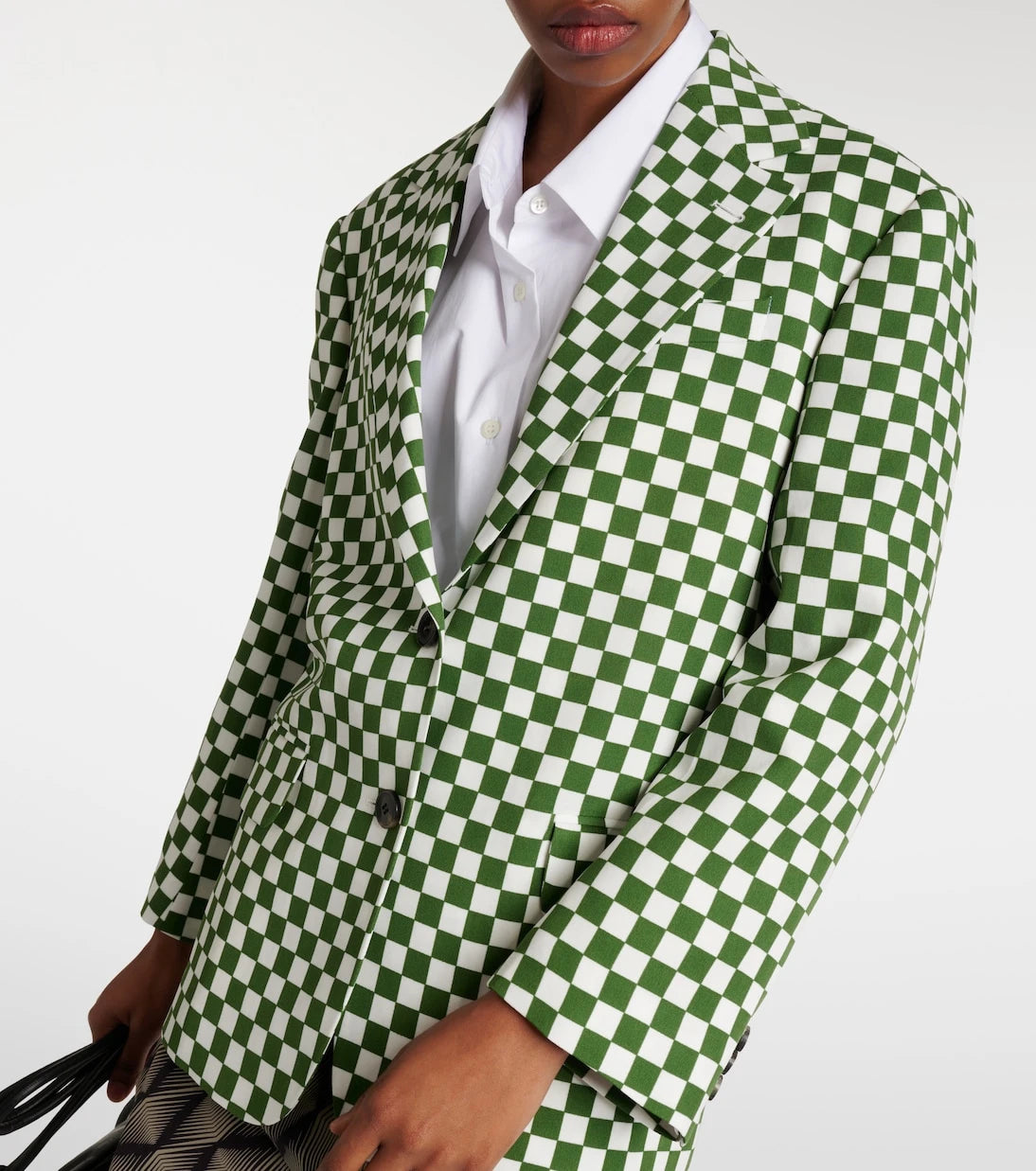Dries Van Noten - Checked single-breasted blazer
