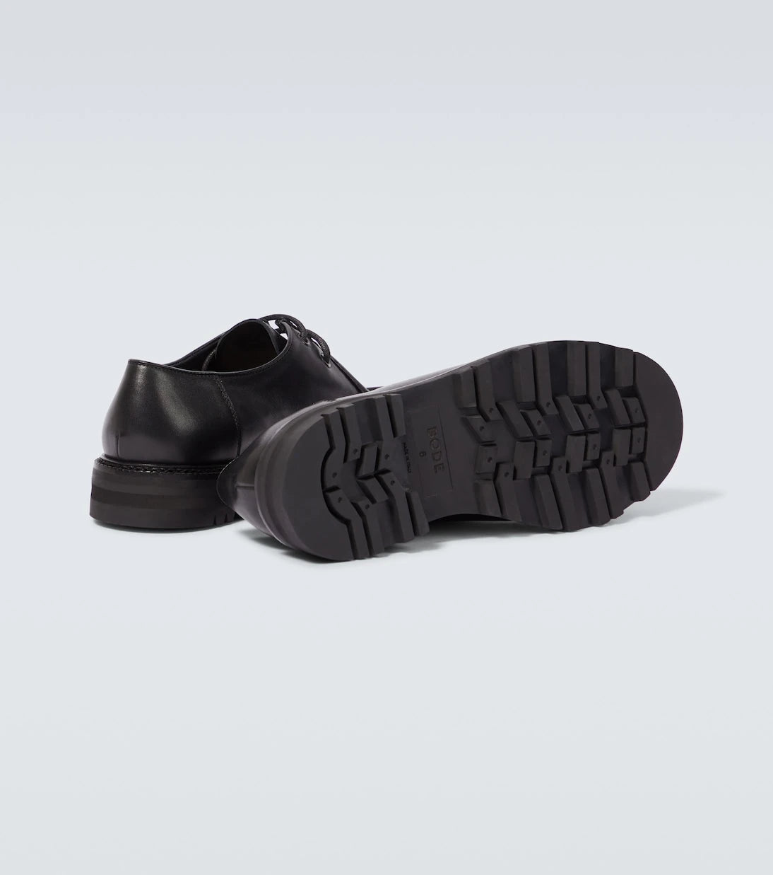 Bode - University leather loafers
