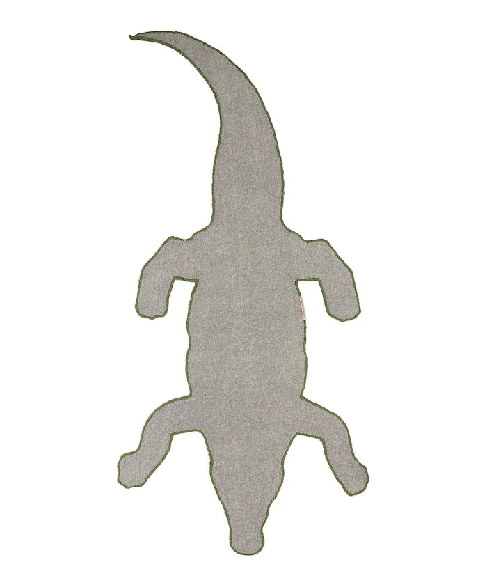 Вълнен килим Doing Goods Coolio Crocodile 202 x 89 cm