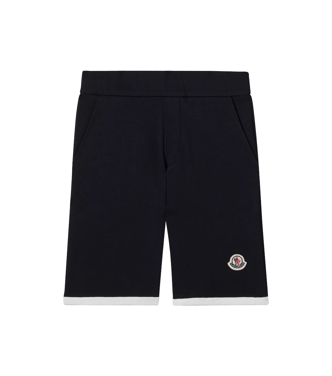 Moncler Enfant - Logo cotton jersey shorts