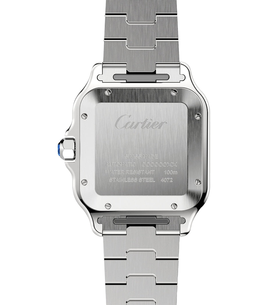 Stainless Steel and Yellow Gold Santos de Cartier Watch 39.8mm