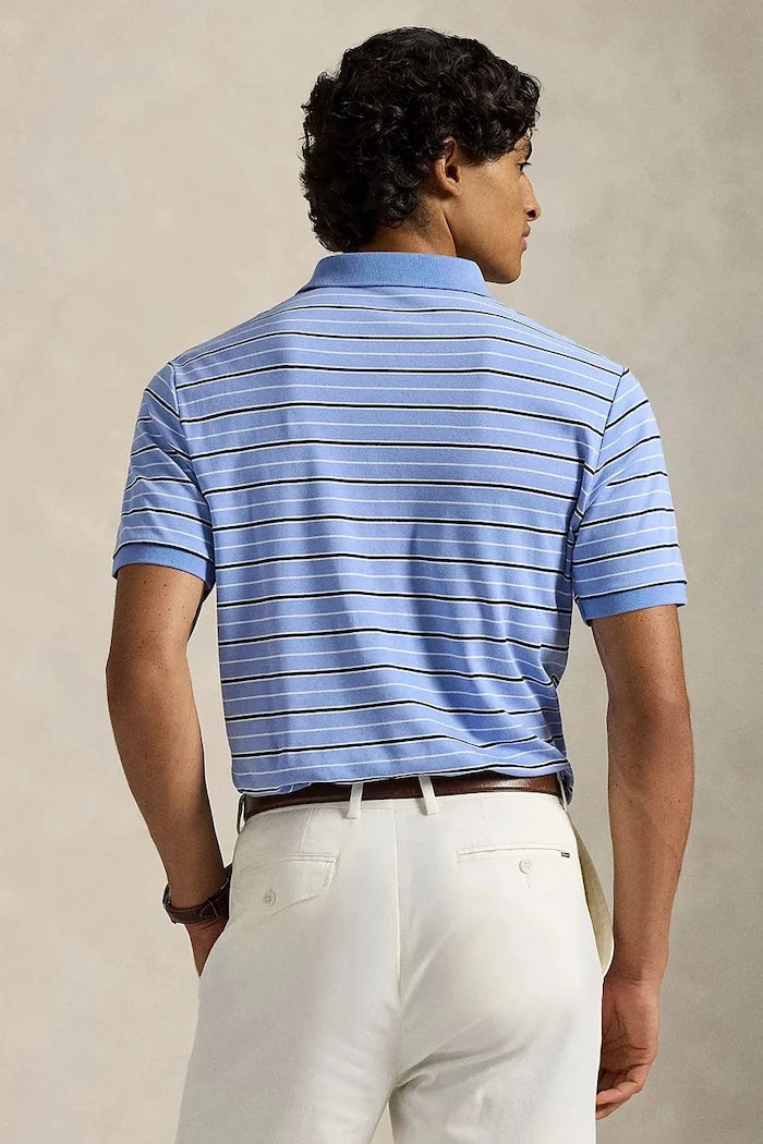 Памучна тениска с яка Polo Ralph Lauren