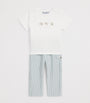 Tartine et Chocolat Cotton-Blend Crepe Stripe Trousers (3 Months - 4 Years)