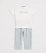 Tartine et Chocolat Cotton-Blend Crepe Stripe Trousers (3 Months - 4 Years)