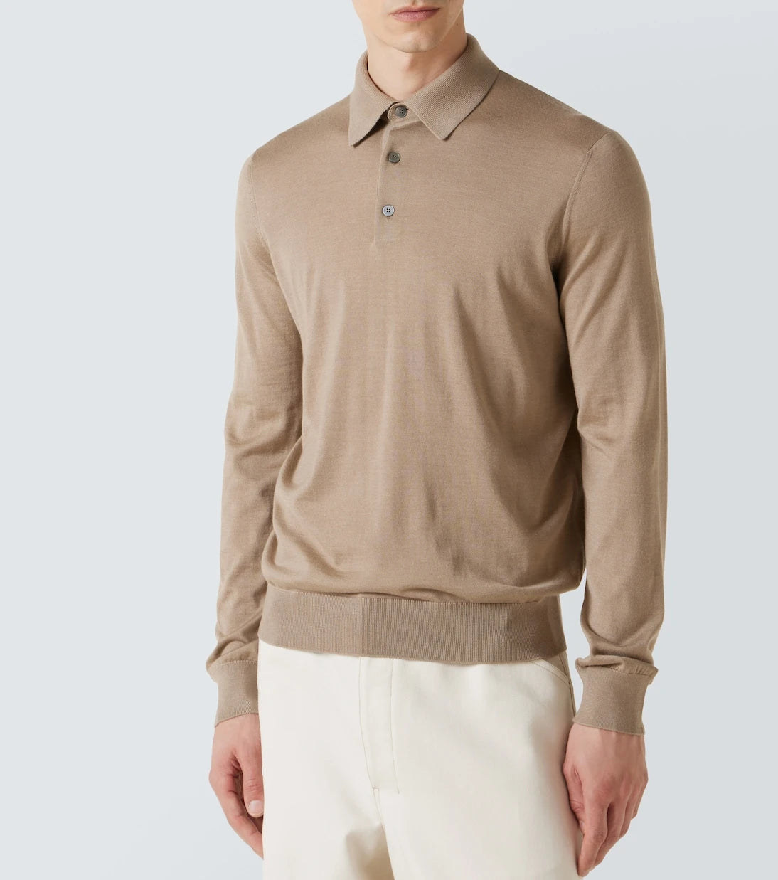 Zegna - Cashmere and silk polo sweater