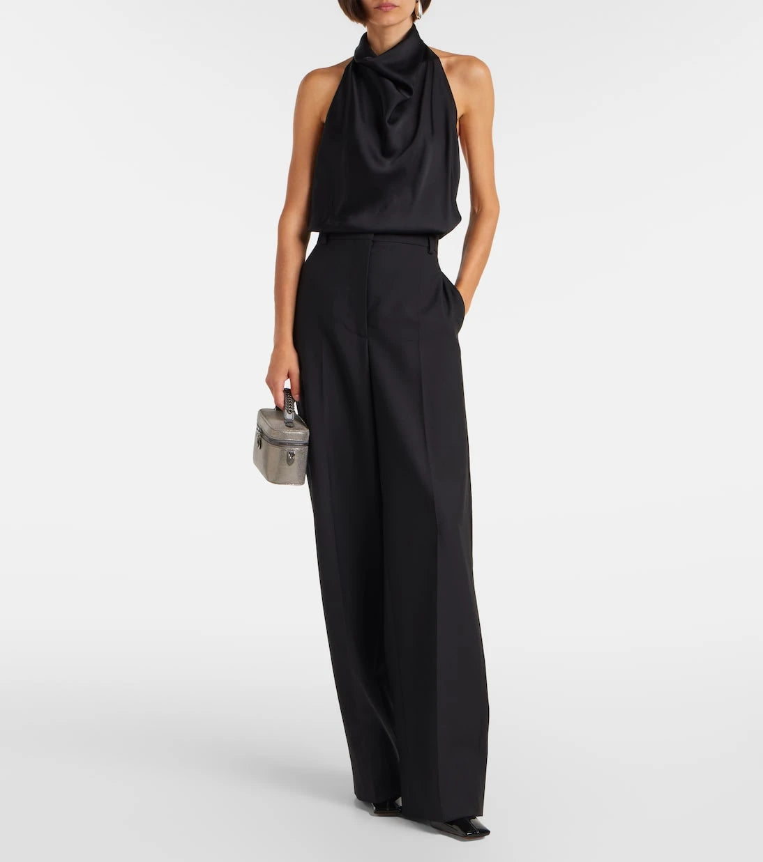 Stella McCartney - Halterneck satin top
