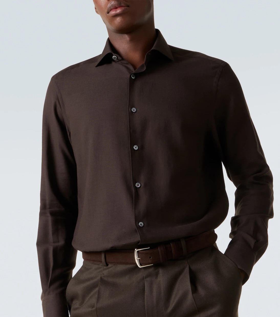 Zegna - Cotton and cashmere shirt