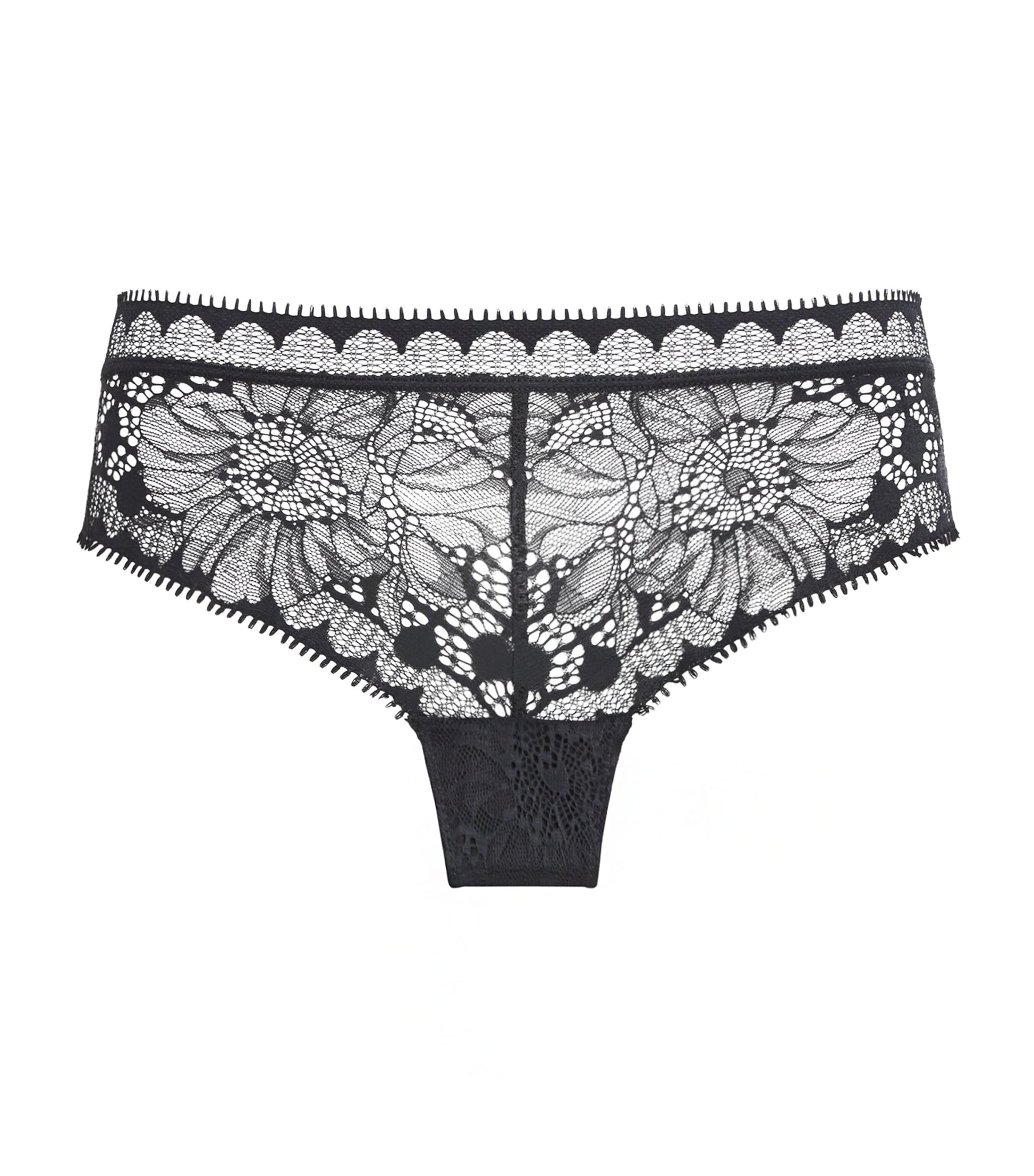 Chantelle Black Lace Floral Tanga