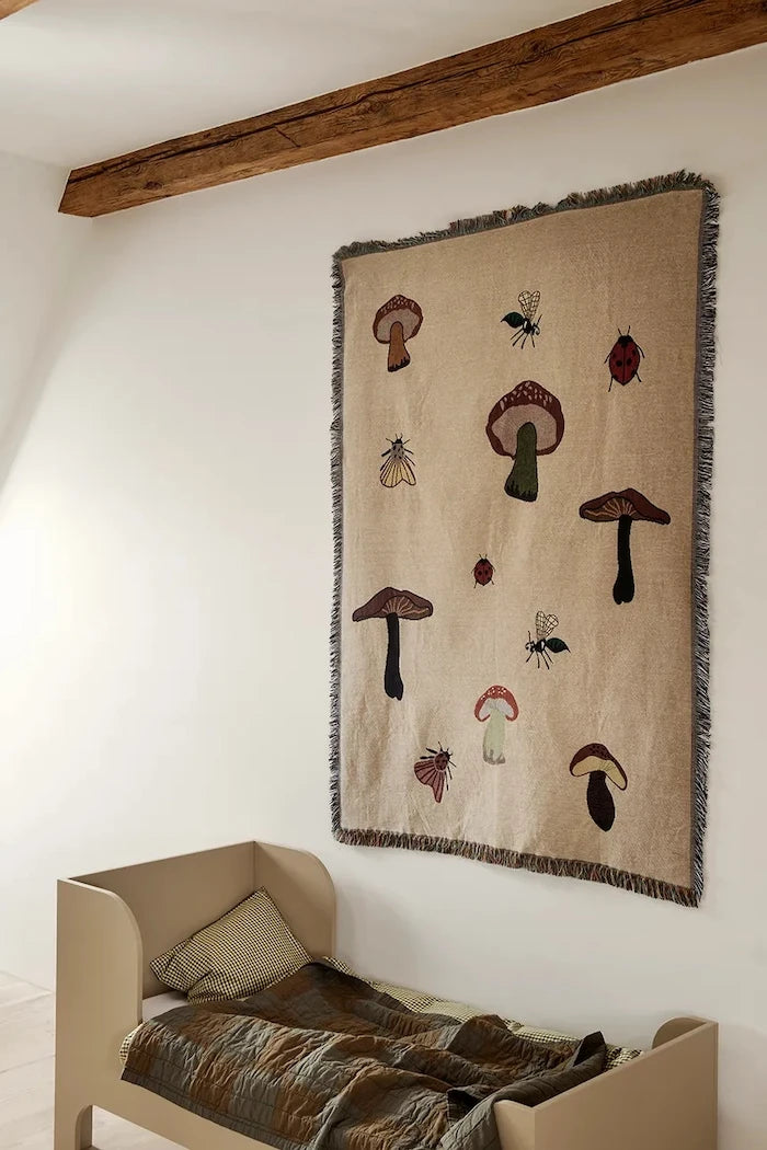 Памучно одеяло ferm LIVING Forest Tapestry 120 x 170 cm