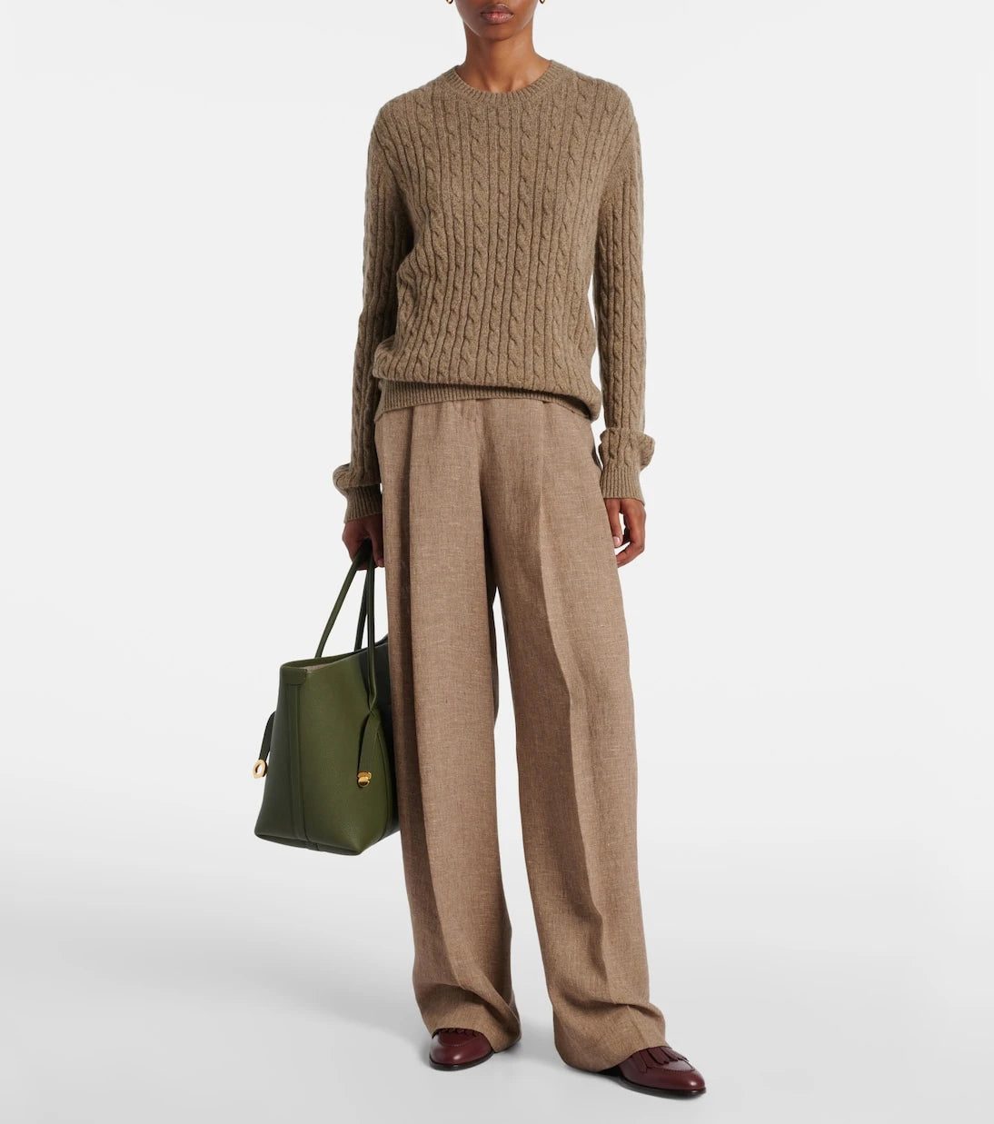 Loro Piana - سترة كشمير محبوكة بأسلاك