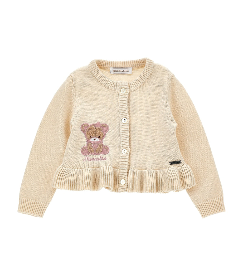 Wool-Cotton Bear Cardigan (3-36 Months)