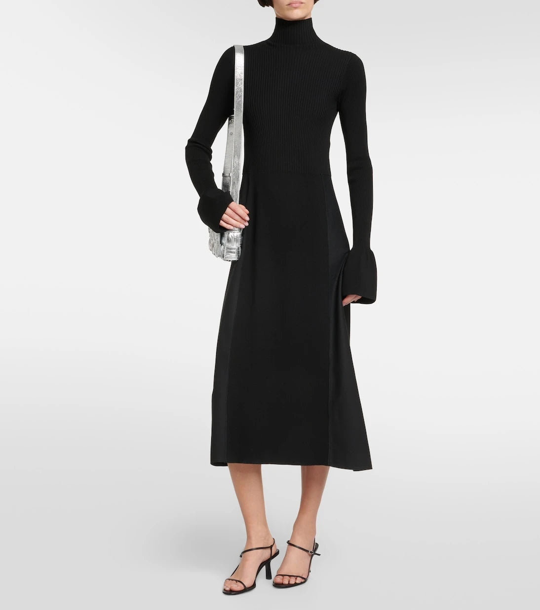 Joseph - Mixed Media Duperre midi dress