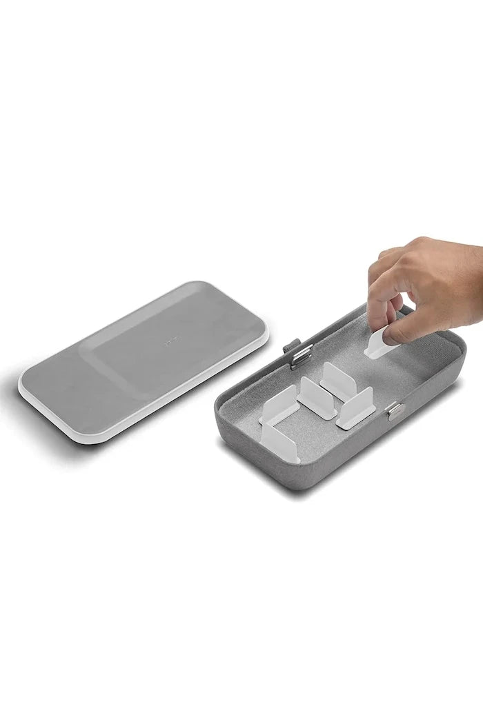 Kablosuz şarj fonksiyonlu taşınabilir ofis düzenleyici Orbitkey Nest v2 24 x 12 x 5 cm