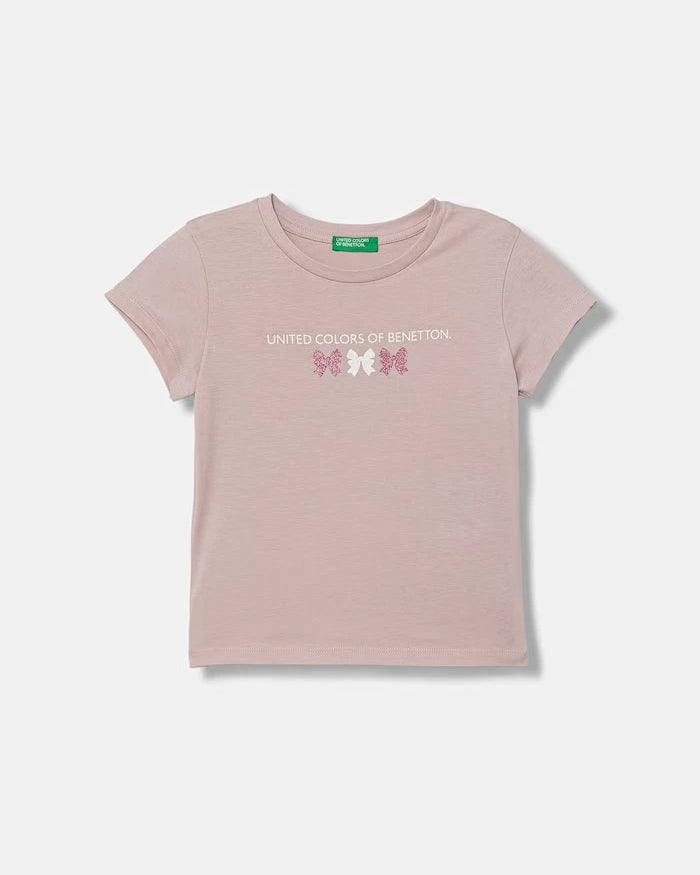 United Colors of Benetton çocuk pamuklu tişört