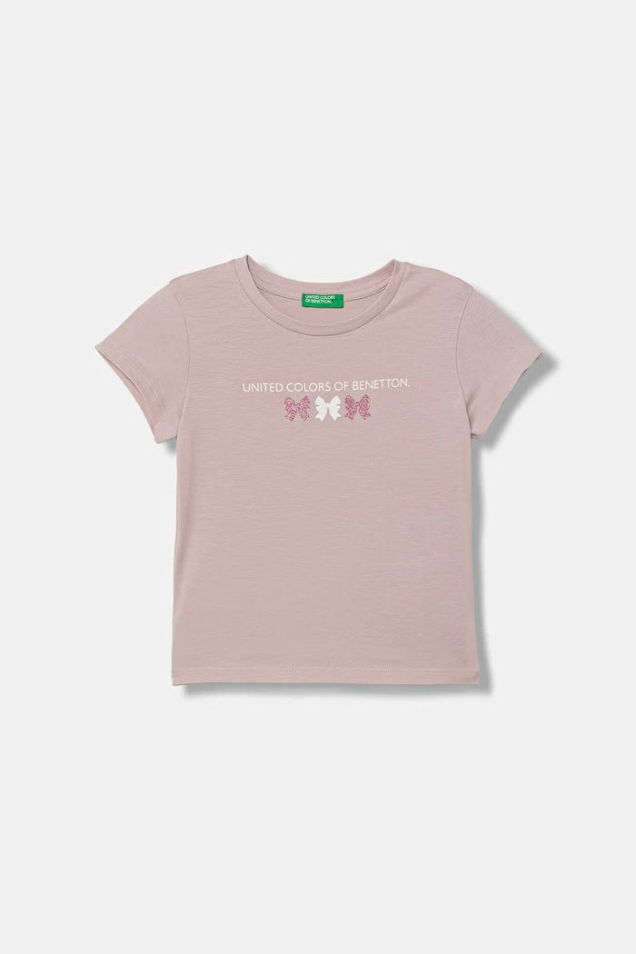 United Colors of Benetton çocuk pamuklu tişört
