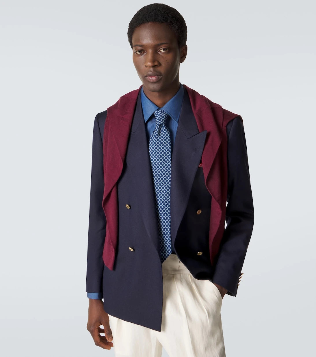 Rubinacci - Printed silk tie
