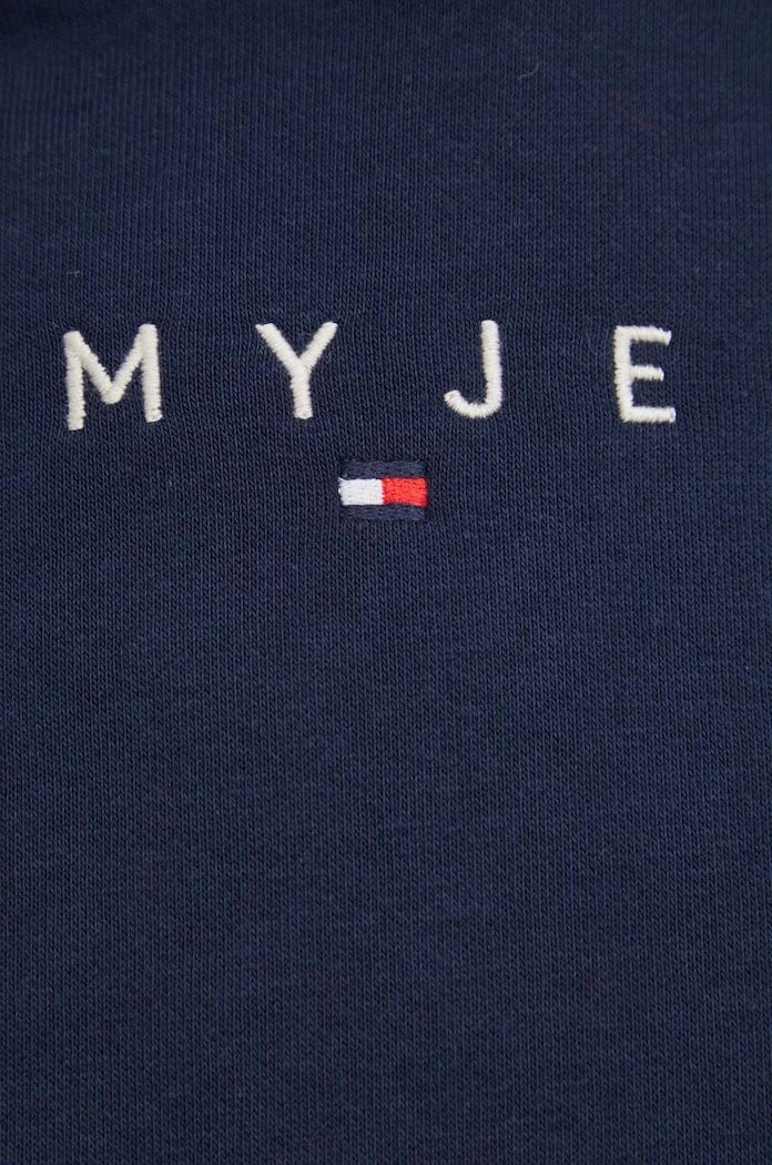 Tommy Jeans kadın pamuk elastan kapüşonlu sweatshirt