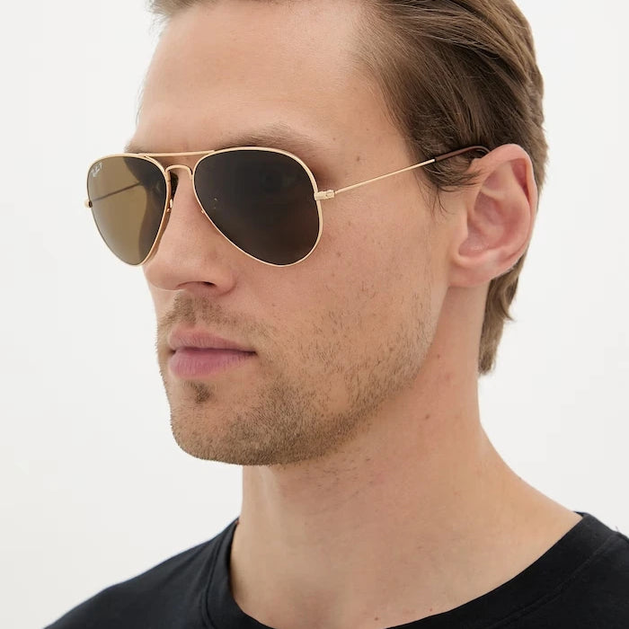 Ray-Ban слънчеви очила AVIATOR LARGE METAL
