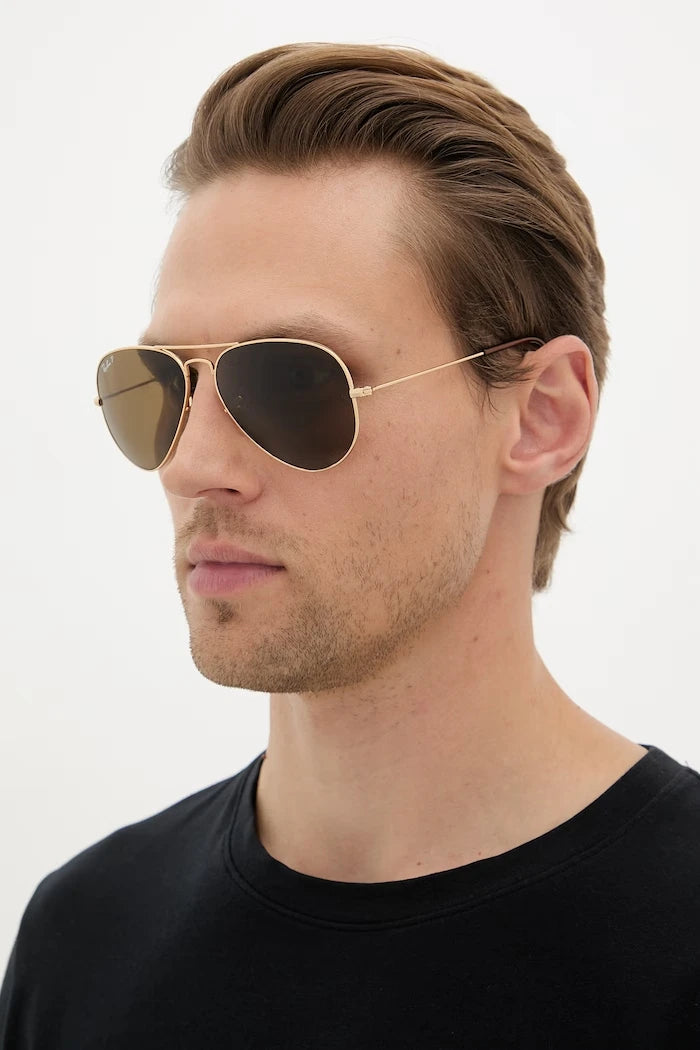 Ray-Ban слънчеви очила AVIATOR LARGE METAL