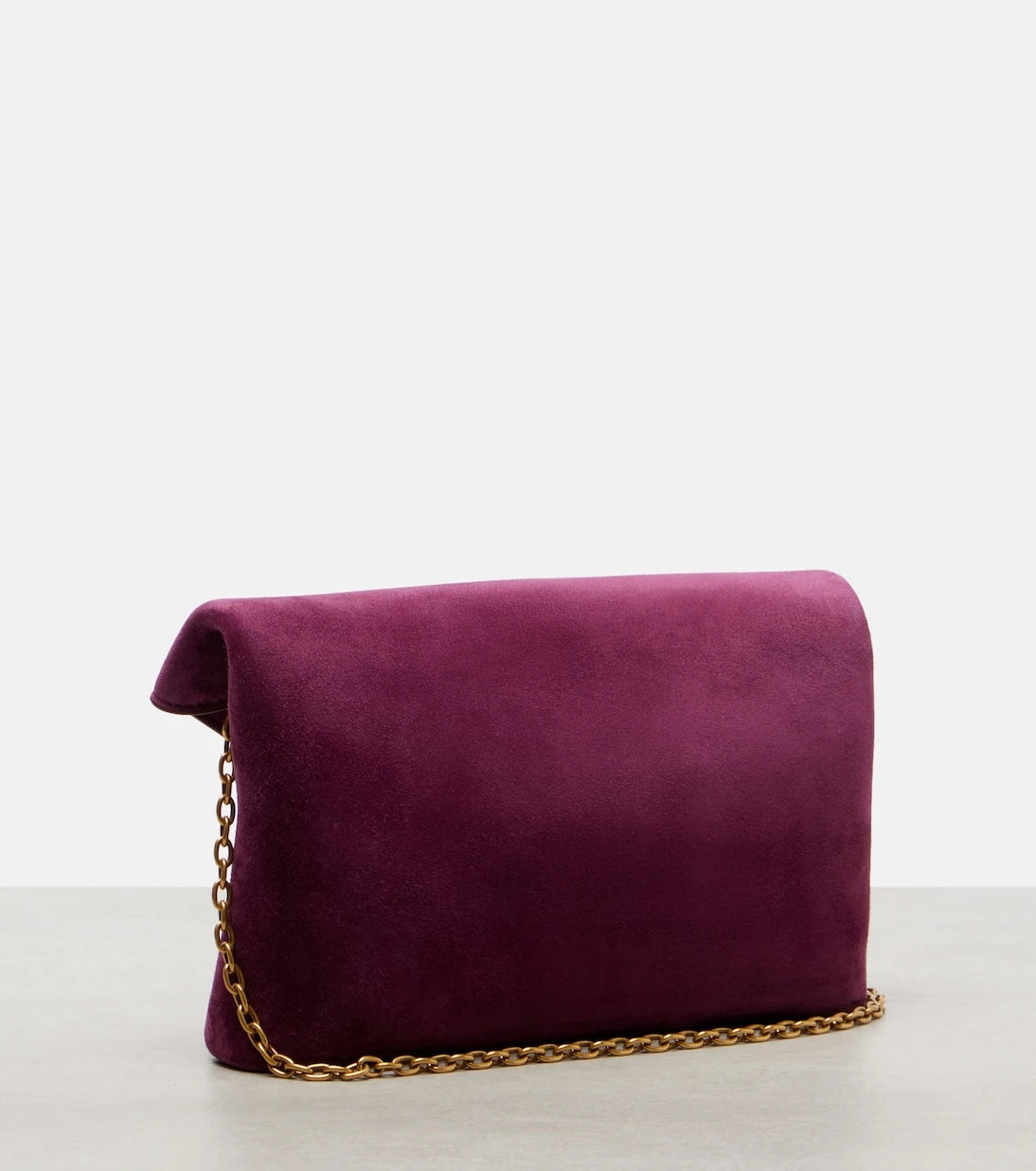 Saint Laurent - Cassandre Small suede crossbody bag