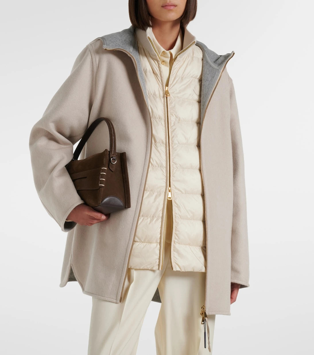 Moncler - Hemiptere wool and cashmere jacket