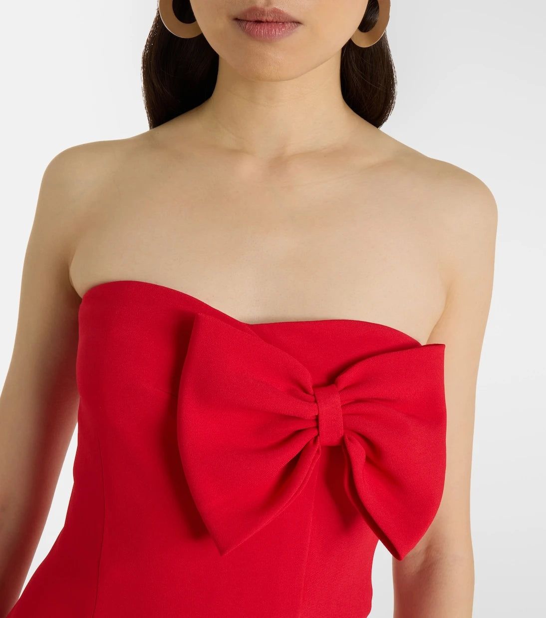 Alessandra Rich - Bow-detail cady gown