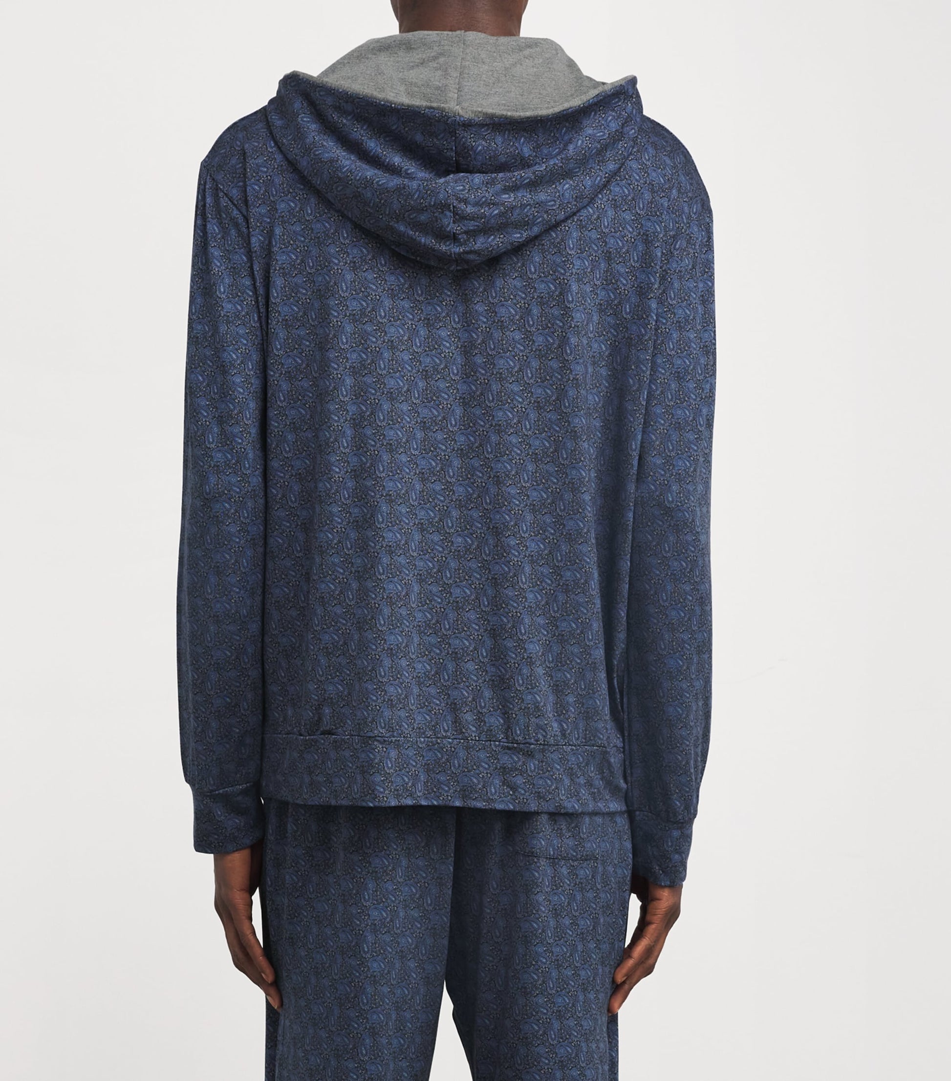 Modal Paisley Henry Hoodie