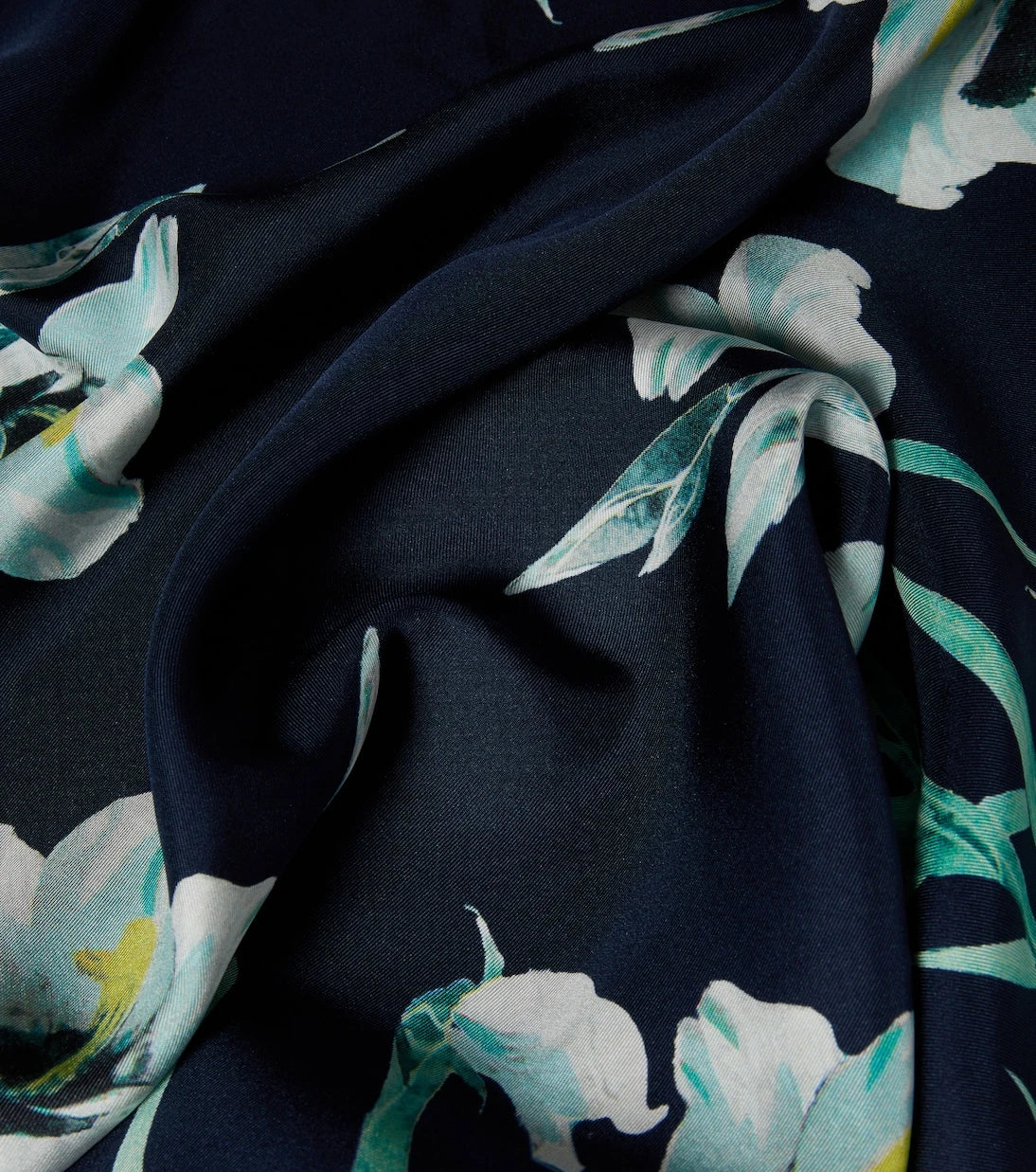 Erdem - Floral silk twill scarf