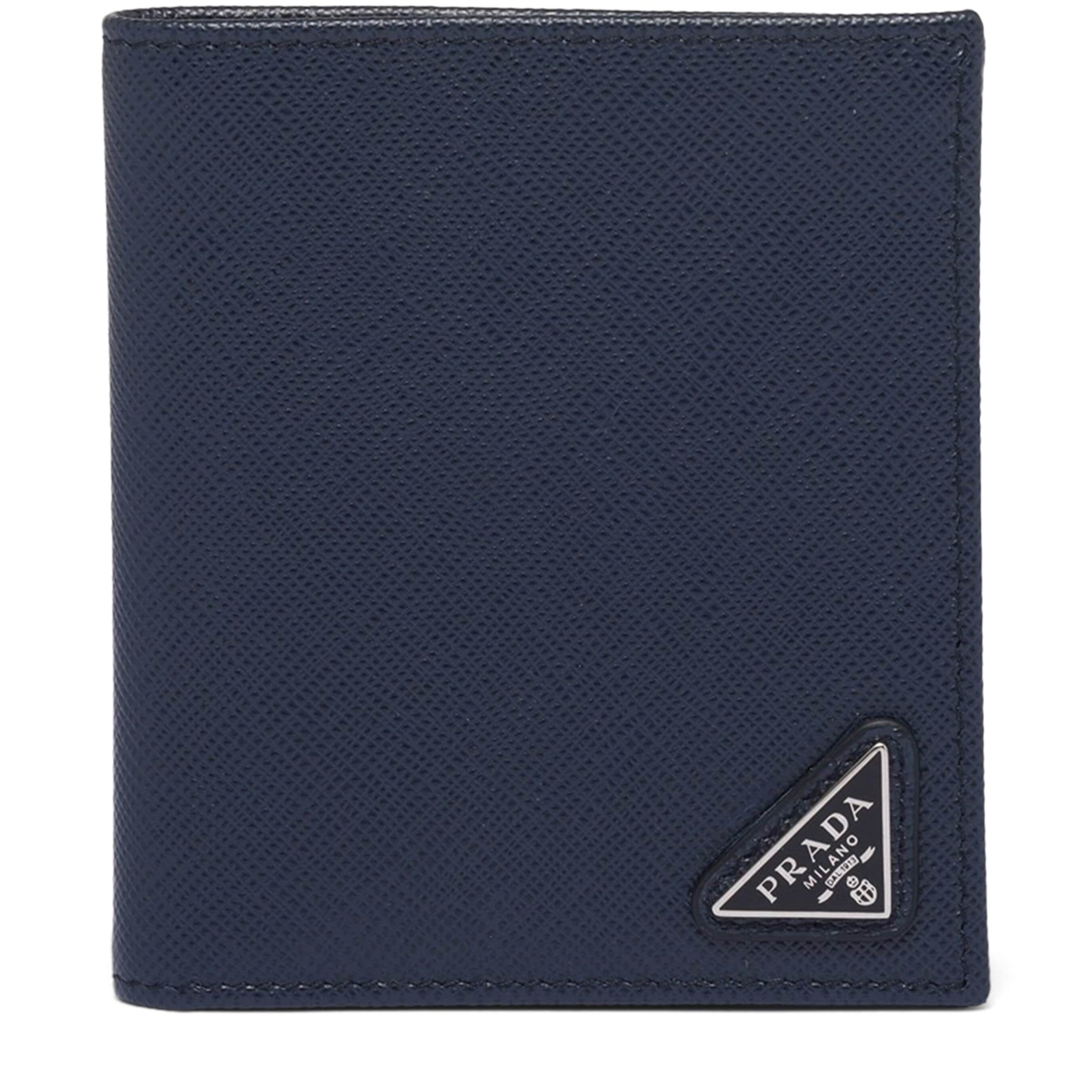 Saffiano Leather Logo Wallet