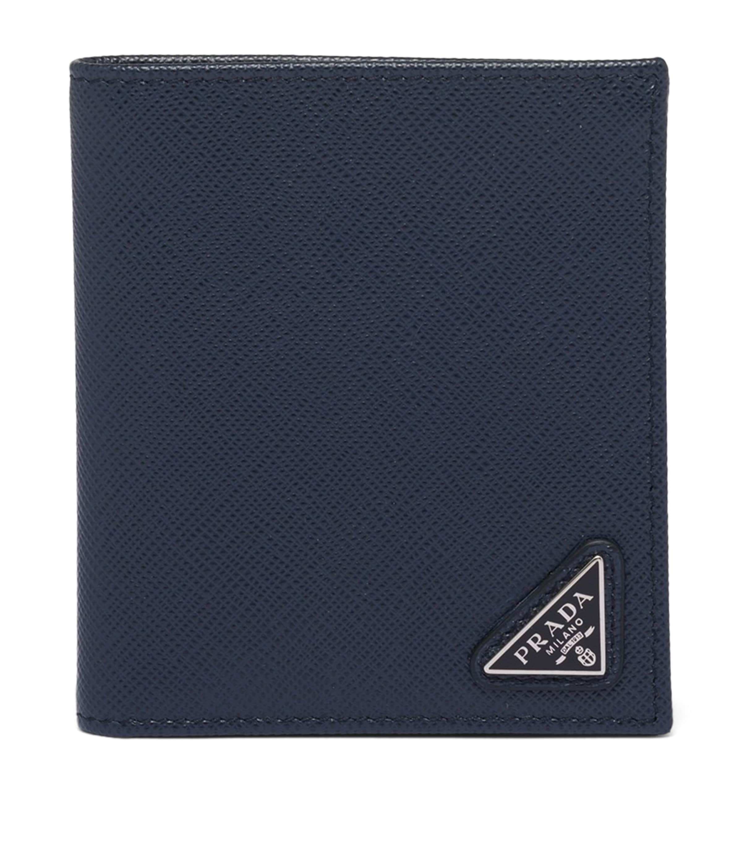 Saffiano Leather Logo Wallet