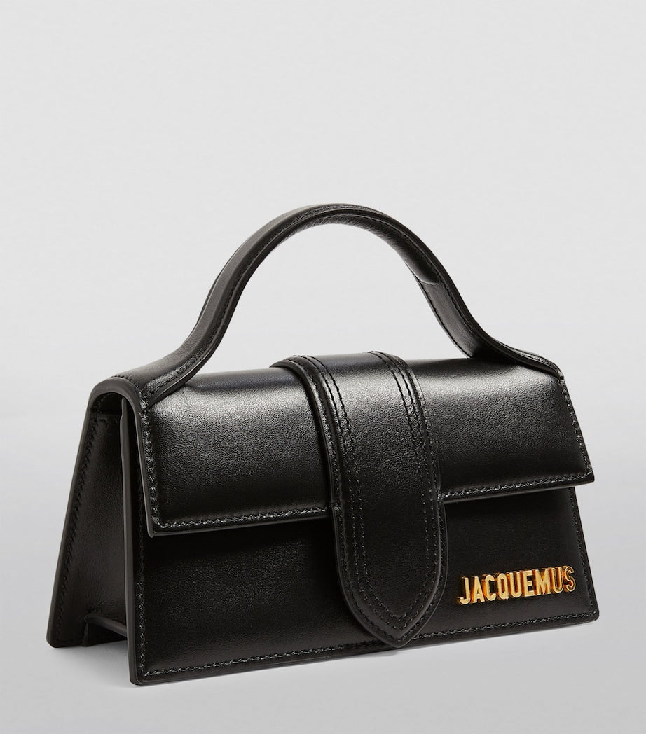 Jacquemus Black Mini Leather Le Bambino Top-Handle Bag