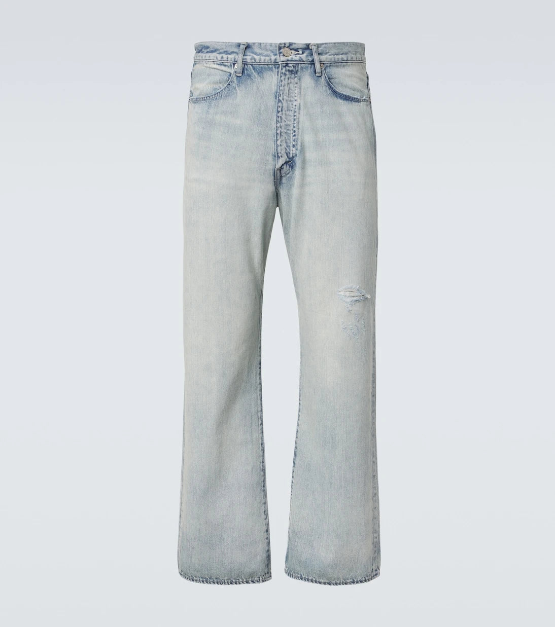 Auralee - Faded straight jeans